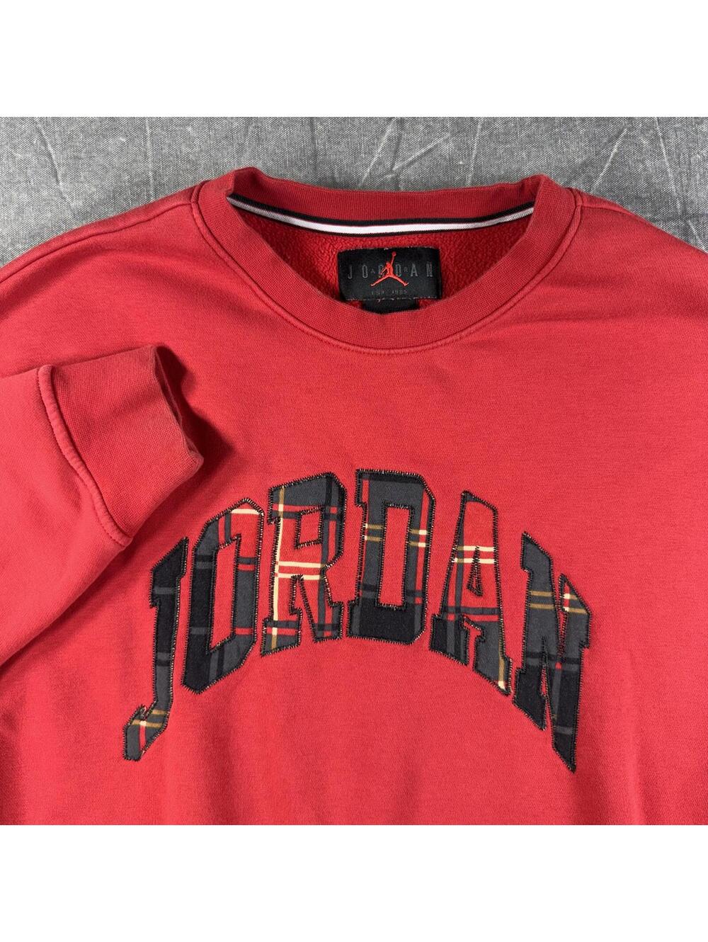 Jordan Sweater Men's L Red Jumpman Crewneck